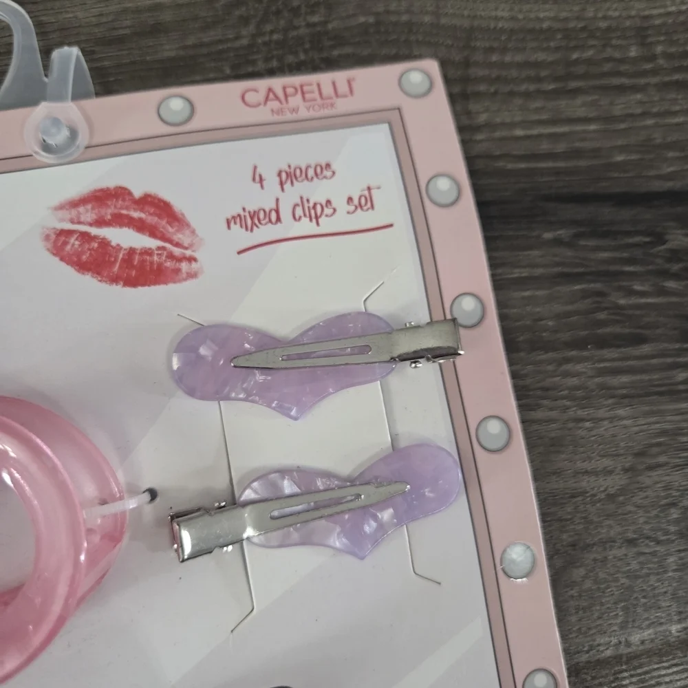 Capelli of New York Womens Hair Clip Set NEW